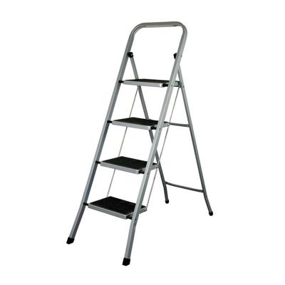 Opvouwbare ladder met 4 tredes EDM Grijs Staal (47 x 89 x 128 cm) Opvouwbare ladder met 4 tredes EDM Grijs Staal (47 x 89 x 128 cm)