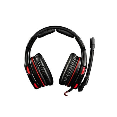 Modecom VOLCANO GHOST Headset Bedraad Hoofdband Gamen Zwart, Rood