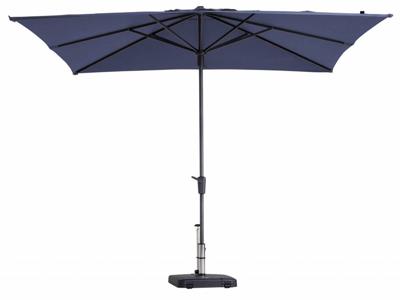Parasol Syros Luxe Vierkant 280x280cm - Saffier Blauw