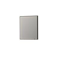 Spiegel INK SP19 Rechthoek In Stalen Kader Met Indirecte Colour Changing LED Verlichting 70 x 4 x 80 cm Mat Zwart - thumbnail