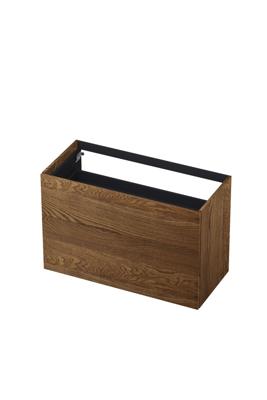 INK - Onderkast 2 Laden Push To Bestaande Uit: - 1200x450x650 Mm - Massief Eiken Chocolate