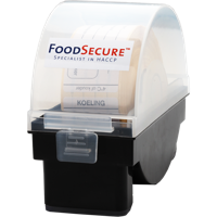 Voedselveiligheidsdispenser | zwart/transparant | 1 stuks - thumbnail