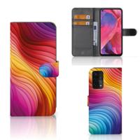 Book Case voor OPPO A54 5G | A74 5G | A93 5G Regenboog - thumbnail