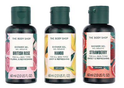 The Body Shop G1 Shower Gel Trio Set 180 ml The Body Shop G1 Shower Gel Trio Set 180 ml