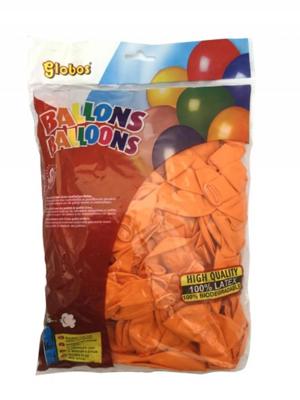 Globos Ballonnen oranje (nr.12/100 stuks in zak)