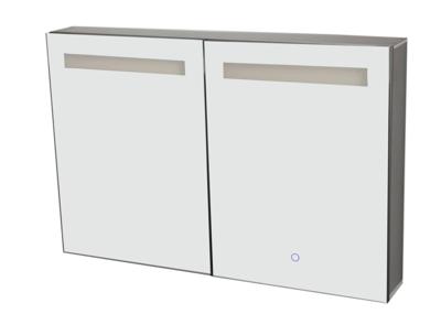 Best Design Spiegelkast Aluma Incl. Led Verlichting 90X60 cm Best Design Spiegelkast Aluma Incl. Led Verlichting 90X60 cm