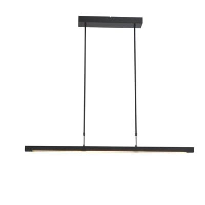 Masterlight Hanglamp eettafel - kantoorReal 3 100cm zwart - 2975-81-S-P-DW