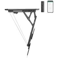 SpeaKa Professional SP-TVCM-510 TV-plafondbeugel Inklapbaar, Met afstandsbediening 58,4 cm (23) - 139,7 cm (55) Met elektromotor, Kantelbaar, Besturing via app - thumbnail