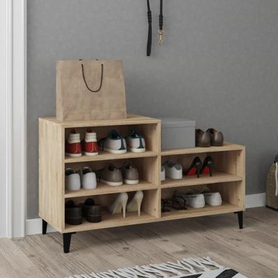 VidaXL Schoenenkast 102x36x60 cm bewerkt hout sonoma eikenkleurig