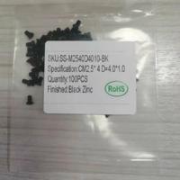 Notebook Computer Repair Screw Thin Flat Wafer Head Cross Black Zinc CM2.5*4 D=4.0*1.0 100pcs/set - thumbnail