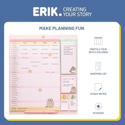 Pusheen 4 persoons Planner 2026