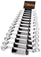 Beta 13-delige set ringsleutels, diep gebogen(art. 90) met support 90/SP13 - 000900174 - thumbnail