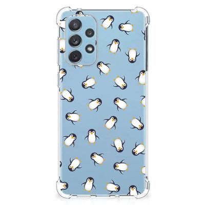 Doorzichtige Silicone Hoesje voor Samsung Galaxy A73 Pinguïn Doorzichtige Silicone Hoesje voor Samsung Galaxy A73 Pinguïn
