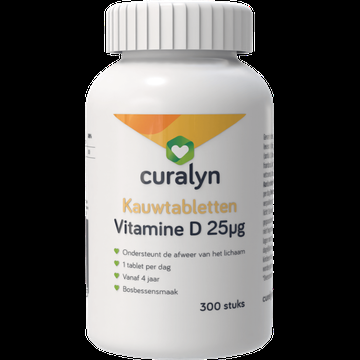 Curalyn Vitamine D 25mg Kauwtabletten 300 Stuks bij Jumbo Curalyn Vitamine D 25mg Kauwtabletten 300 Stuks bij Jumbo