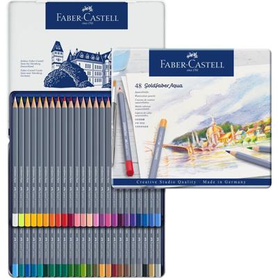 Faber Castell fc-114648 aquarelkleurpotlood faber-castell goldfaber etui 48 stuks
