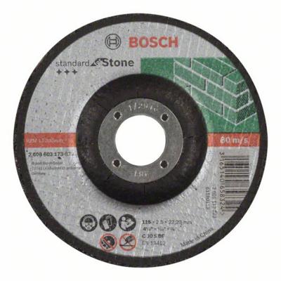 Bosch Accessories 2608603173 2608603173 Doorslijpschijf gebogen 115 mm 1 stuk(s) Steen Bosch Accessories 2608603173 2608603173 Doorslijpschijf gebogen 115 mm 1 stuk(s) Steen