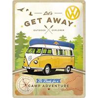 VW Lets Get Away wandplaat - thumbnail