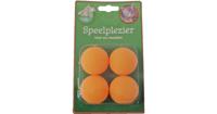 Kattenspeelgoed blisterpak a 4 stuks ping pong bal Speelplezier-kat Gebr. de Boon - Gebr de boon - thumbnail
