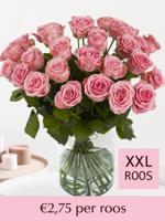 Roze rozen XXL - Kies je aantal (Sophia Loren) - 10 t/m 99 rozen - thumbnail