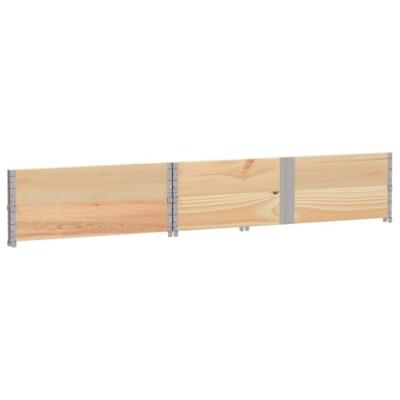 VidaXL Palletopzetranden 2 st 150x100 cm massief grenenhout