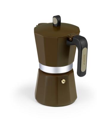 Italiaanse Koffiepot Monix NEW CREAM Inhoud 9 bekers