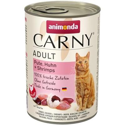 ANIMONDA Carny Adult Turkey, chicken and shrimp - nat kattenvoer - 400g