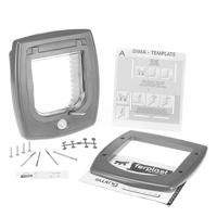 Kattenluik - FERPLAST - Swing 5 - 22,5 x 16,2 x 25,2 cm - Grijs - thumbnail