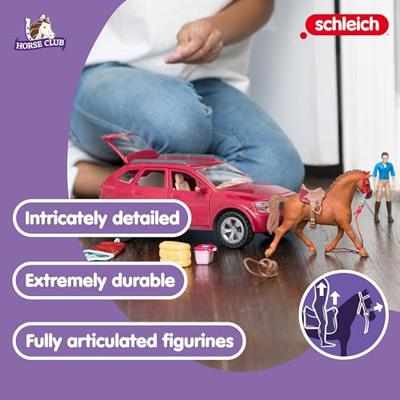 Schleich - Grote paardensporen van auto en trailer - 42535 - Horse Club Range - thumbnail