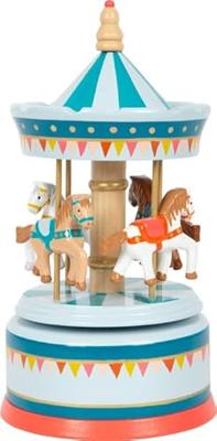 Small Foot - houten muziekdoos draaimolen