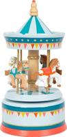 Small Foot houten muziekdoos draaimolen - thumbnail