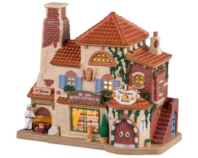 Artigiano bakery b/o LED kerstfiguur LEMAX - Lemax