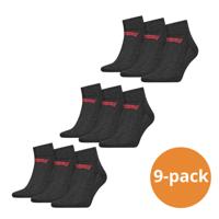 Levi's Quarter Sokken 9-pack Batwing Logo Antraciet-43/46 - thumbnail