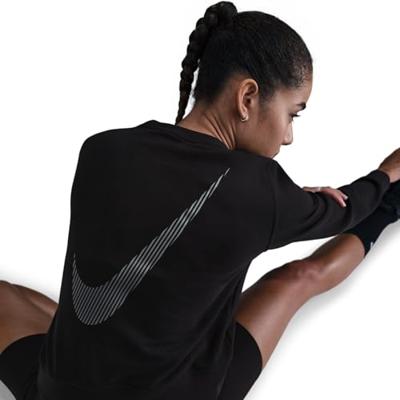 Nike One Dri-Fit Crew Sportsweater Dames L/40. Nike One Dri-Fit Crew Sportsweater Dames L/40.