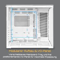 Lian Li O11 Dynamic Mini V2 Mini-tower Behuizing, Gaming-behuizing, PC-behuizing Wit - thumbnail