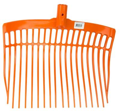 Mestvork kunststof oranje zonder steel