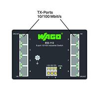 WAGO Industrial-ECO-Switch Industrial Ethernet Switch 8 poorten - thumbnail