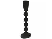 Kandelaar bollen l zwart, 21 cm Buitengewoon de Boet - Buitengewoon de boet - thumbnail