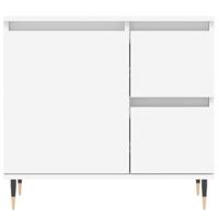 Badkamerkast 65x33x60 cm bewerkt hout wit - thumbnail