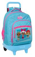 Schoolrugzak met Wielen LOL Surprise! Divas Blauw 33 X 45 X 22 cm - thumbnail