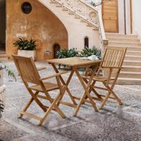 Artistiq Tuinset 'Larissa' 2 stoelen + 1 tafel, Acaciahout - thumbnail