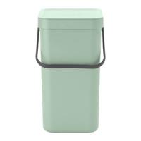 Brabantia Sort & Go afvalemmer 12 liter jade green - thumbnail