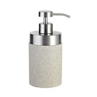 Zeepdispenser Sapho Stone Vrijstaand 300 ML Polyresin Beige - thumbnail