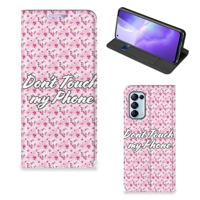 OPPO Find X3 Lite Design Case Flowers Pink DTMP - thumbnail