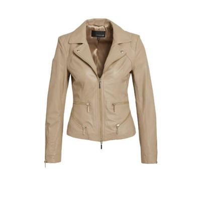 Studio AR by ARMA leren jack BEBE Sheep Soft Waxed beige Studio AR by ARMA leren jack BEBE Sheep Soft Waxed beige