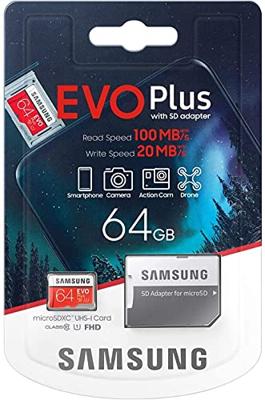 Samsung microSDXC geheugenkaart EVO Plus - 64GB