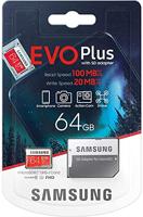 Samsung microSDXC geheugenkaart EVO Plus - 64GB - thumbnail