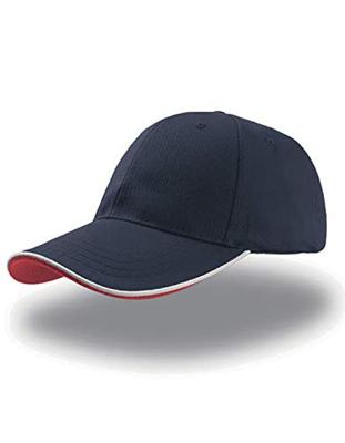 Atlantis AT609 Zoom Piping Sandwich Cap - Yellow/Navy/White - One Size