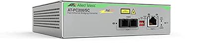 AT-PC200/SC-960 | PoE Media Converter 100FX-SC to 10/100TX POE+,2 km
