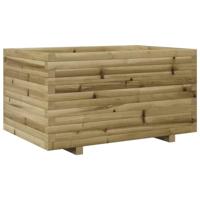 VidaXL Plantenbak 90x60x49,5 cm geïmpregneerd grenenhout - thumbnail