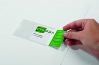100 Zelfklevende insteekhoesjes 90x57mm Durable Pocketfix - thumbnail